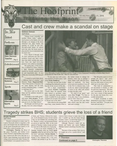 Cover of The Hoofprint – May 19, 2004