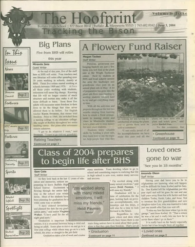 Cover of The Hoofprint – June 3, 2004