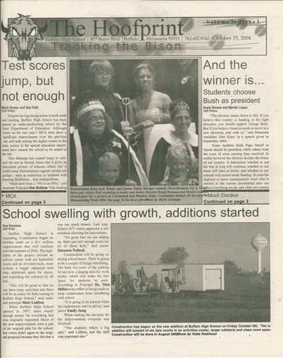 Cover of The Hoofprint – October 15, 2004