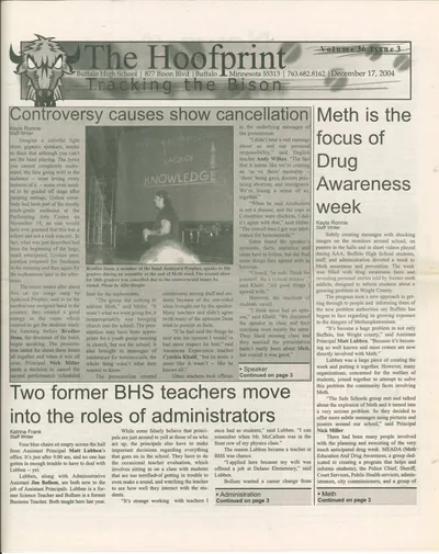 Cover of The Hoofprint – December 17, 2004