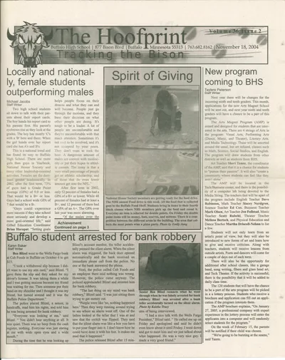 Cover of The Hoofprint – November 18, 2004