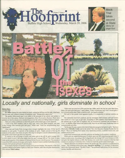 Cover of The Hoofprint – March 29, 2006