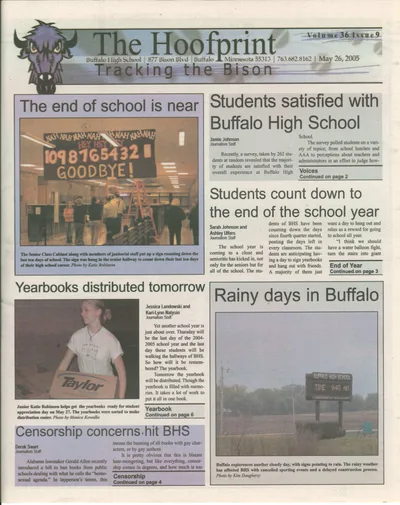 Cover of The Hoofprint – May 26, 2005