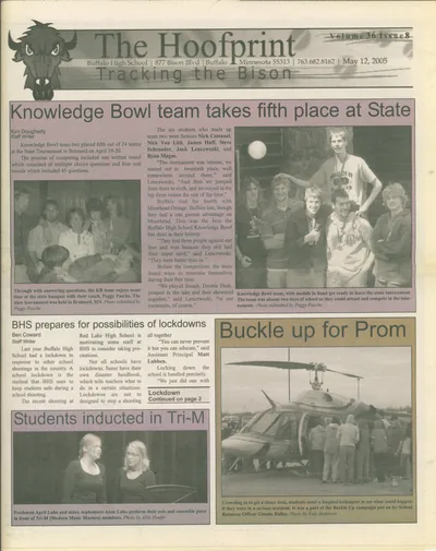 Cover of The Hoofprint – May 12, 2005