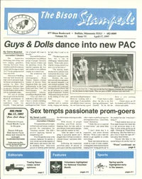 Cover of The Bison Stampede – April 17, 1997