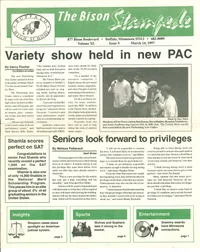 Cover of The Bison Stampede – March 14, 1997