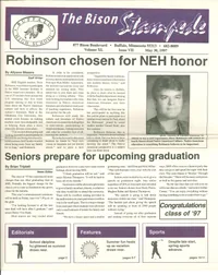 Cover of The Bison Stampede – May 30, 1997
