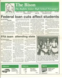 Cover of The Bison – December 22, 1995