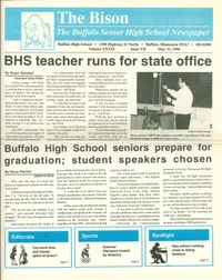 Cover of The Bison – May 31, 1996