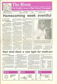 Cover of The Bison – October 6, 1995