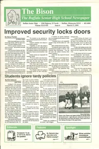 Cover of The Bison – March 17, 1995