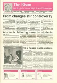 Cover of The Bison – May 5, 1995