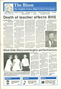 Cover of The Bison – November 18, 1994