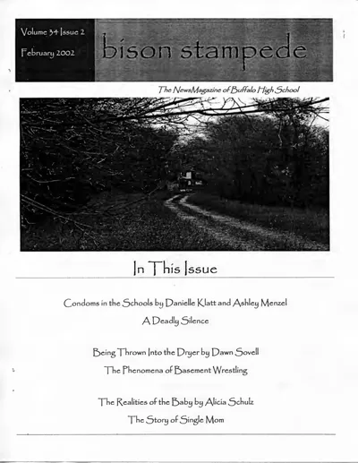 Cover of The Bison Stampede – February 2002