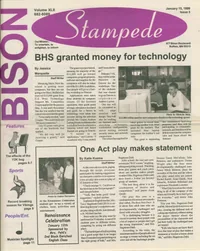 Cover of The Bison Stampede – January 15, 1999