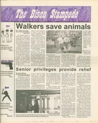 Cover of The Bison Stampede – April 24, 1998