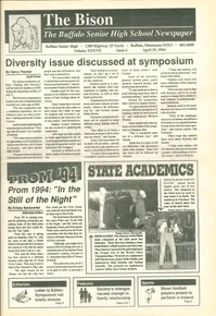 Cover of The Bison – April 29, 1994