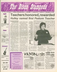 Cover of The Bison Stampede – December 19, 1997