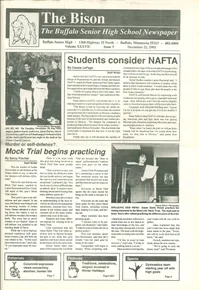Cover of The Bison – December 22, 1993