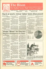 Cover of The Bison – February 11, 1994