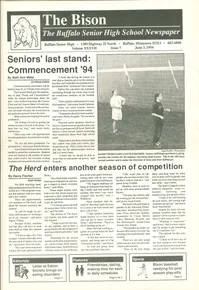 Cover of The Bison – June 3, 1994