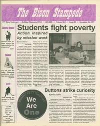 Cover of The Bison Stampede – November 21, 1997