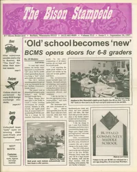Cover of The Bison Stampede – September 26, 1997