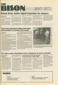 Cover of The Bison – January 27, 1989