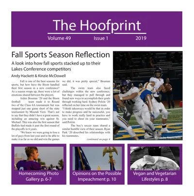 Cover of The Hoofprint - Issue 1 - November 2019