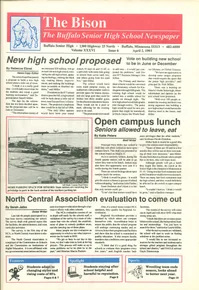 Cover of The Bison – April 2, 1993