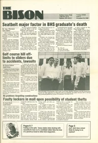Cover of The Bison – December 16, 1988