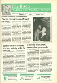 Cover of The Bison – December 23, 1992