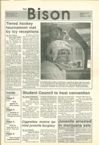 Cover of The Bison – February 9, 1990