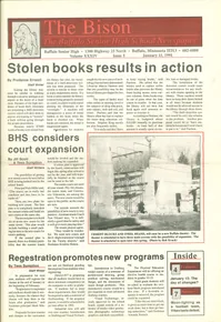 Cover of The Bison – January 11, 1991