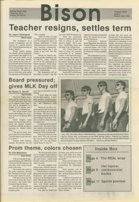 Cover of The Bison – March 16, 1990