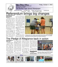 Cover of The Hoofprint - Issue 1 - October 3, 2003