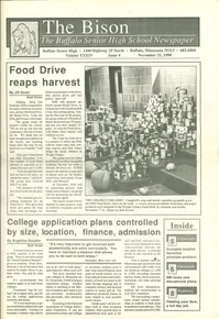 Cover of The Bison – November 21, 1990