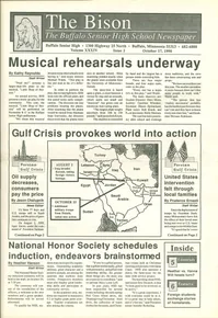 Cover of The Bison – October 17, 1990