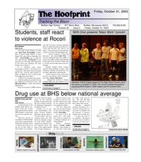 Cover of The Hoofprint - Issue 2 - October 31, 2003