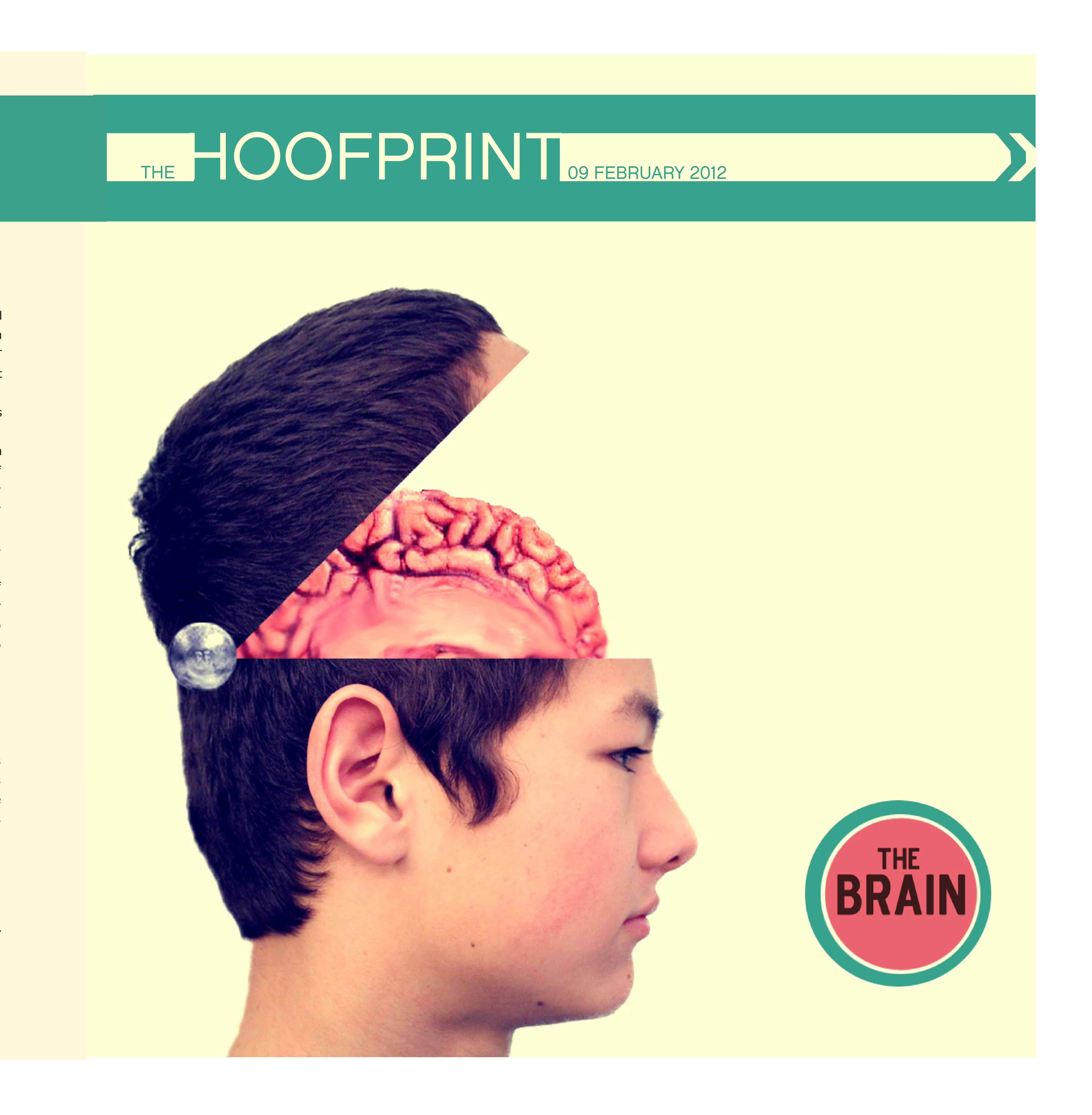 Cover of The Hoofprint - The Brain - Issue 4 - February 9, 2012