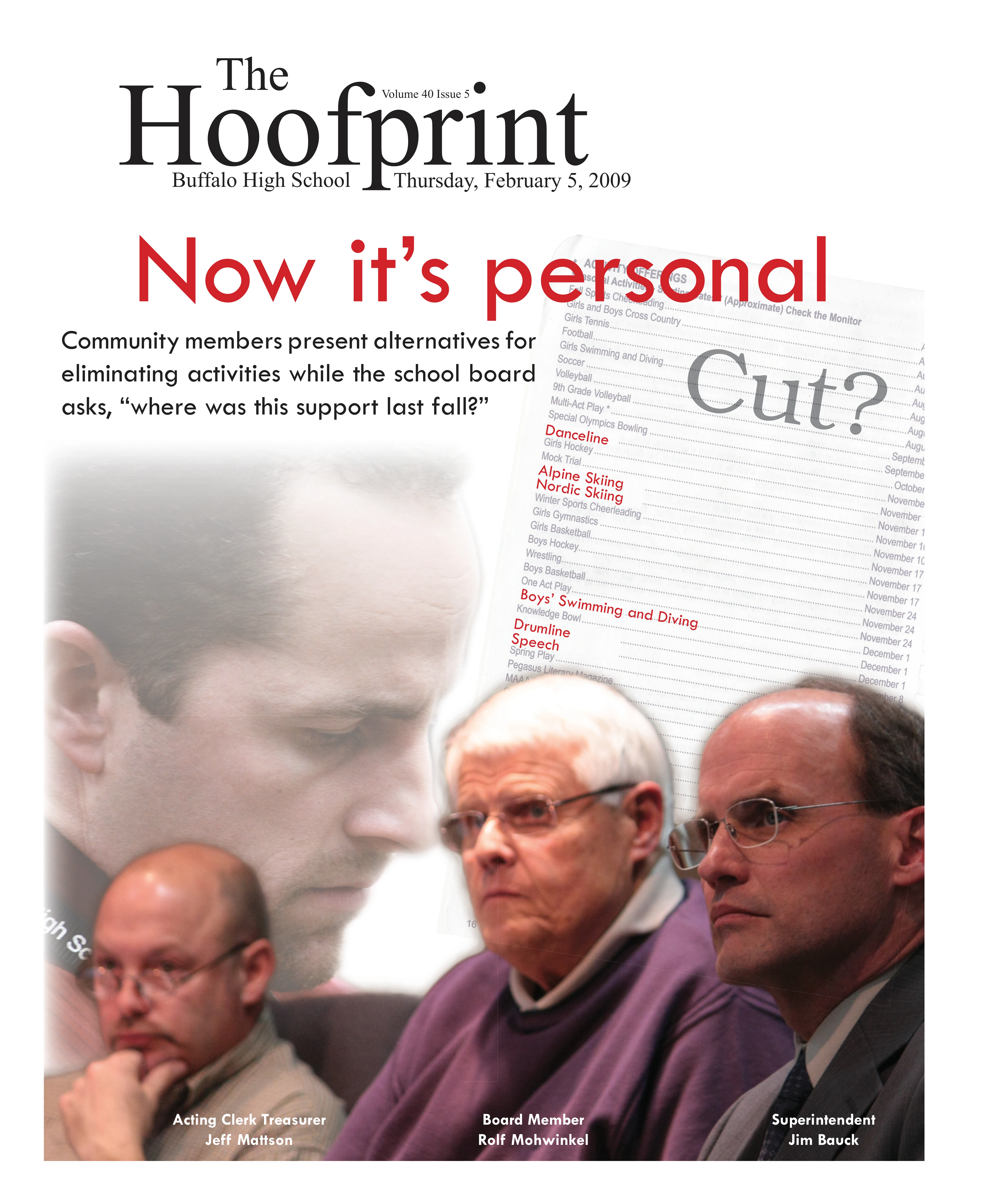 Cover of The Hoofprint – February 5, 2009