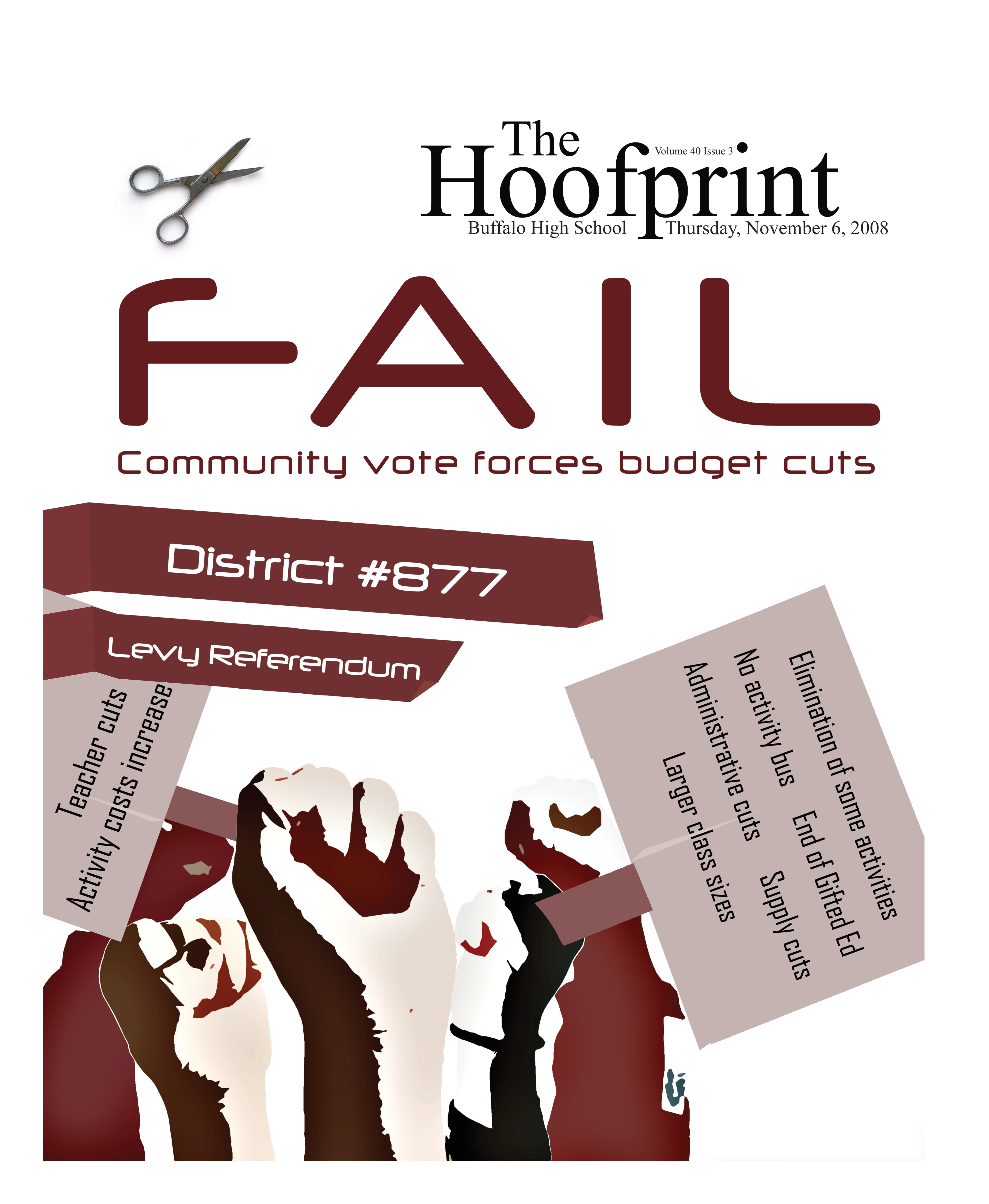 Cover of The Hoofprint – November 6, 2008