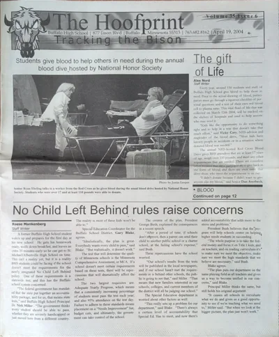 Cover of The Hoofprint – April 19, 2004