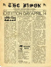 Cover of The Bison - April 9, 1943 - Issue 6